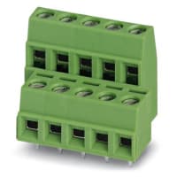 Serie terminal del control de Combicon de la posición del tornillo 5m m 4 16AWG 400V 13.5A del PWB