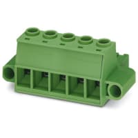 Serie de energía de Combicon de la posición del tornillo de enchufe del PWB 4 10.16m m 8AWG 1000V 41A