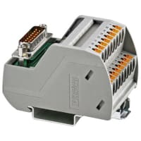 Mounts del strip del socket del mini de D-sub del conn del module w/push-in de VARIOFACE en los pos NS35 15