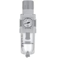 Filtre el regulador, 125PSI, 1/8Rc, soporte, dren del NC, galga, .02-.2MPa, protector del tazón de fuente | SMC