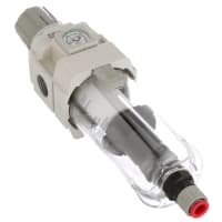 Filtre el regulador, 1/2NPT, dren del NC, indicador de la galga w/limit