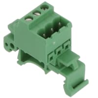 Serie del control de Combicon de la posición del tornillo 5.08m m 12AWG 320V 12A 3 del carril del dinar