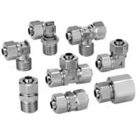 Cabiendo, conec del varón, rectas, relleno, SS, para el tubo4 1/", 1/8NPT, sellante | SMC