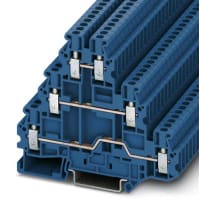 Block AWG del terminal de Multi-level: 26-12 conn W de Screw: BU del blue UT 2 5-3L de 5.2m m