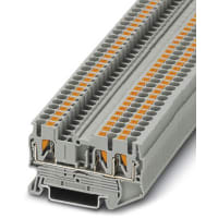 Bloque del término feed-Through Empujar-en el AWG de las conec: 26-12 W: 5.2m m H: serie blanca de 35.2m m pinta