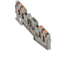 Bloque del término del disconn; Empujar-en las conec; AWG: 26-12; 16A; 400V; L: 92.2m m; W: 5.2m m