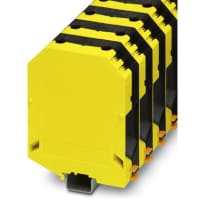 Bloque de gran intensidad del término, conec del tornillo, W: 36m m, negro/amarillo, NS 35/15, NS 32, UKH 240-FE