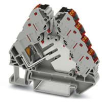 Distributors de Potential, 250V, 17.5 A, AWG: 12-26, Push-en conn, 2 pos, 13 Conns