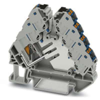Distributors de Potential, 250V, 17.5 A, AWG: 12-26, Push-en conn, 2 pos, 13 Conns