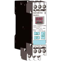 Relais de supervisión actual, 24 V, 5 A, carril del estruendo, terminal del tornillo, serie 3UG