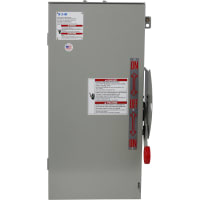 Interruptor de seguridad, despegue No-Fusible, 60A/3P, 240V, nema 3R