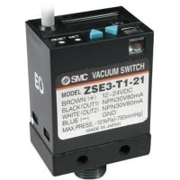 Pressure Switch, LCD, digital, vac del for, filter M5, NPN, 2grommet del suction