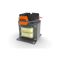 Transformador, control, término de la abrazadera del resorte, 2000VA, 600Vin, 120V hacia fuera + portafusible