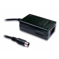 Fuente de alimentación, AC-DC, Med, triple hacia fuera, adaptador, 25W, 5V, 2.5A, 12V, 1A, - 12V, 0.3A