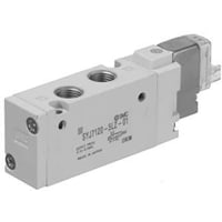 Válvula de solenoide, Mnt bajo, 5 posición 2 portuaria sola, 1/8 G, aire, 24 V, serie SYJ7000 | SMC