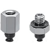 Limpie la entrada con la aspiradora, vertical, w/adapter, diámetro de 3.5m m, plano, caucho del sil, thrd del varón M3x.5