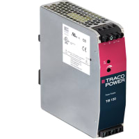 Fuente de alimentación de AC-DC, carril del estruendo,  120 W, 24V@5 A, 85-264V, serie de TIB