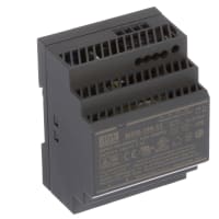 Fuente de alimentación, AC-DC, carril del estruendo, 100W, 2V, 7.1A, paso delgado