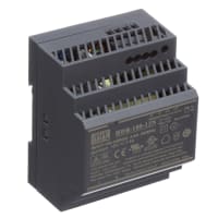 Fuente de alimentación, AC-DC, carril del estruendo, 100W, 12V, 7.5A, paso delgado