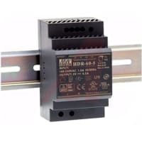 Fuente de alimentación, AC-DC, carril del estruendo, 100W, 48V, 1.92A, paso delgado