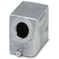Cubierta; B10; Aluminio fundido a troquel; HC-STA-B10-HLFS-1STM25-EL-AL