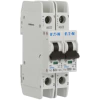 Circuit Breaker, FAZ, B Curve, 1 Pole, 20A, 240 VAC, Screw Terminals