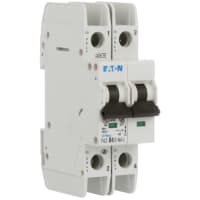 Interruptor, FAZ, curva de B, 2 poste, 4A, 240 VAC, terminales del tornillo