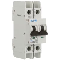 Interruptor, FAZ, curva de C, 2 poste, 0.5A, 240 VAC, terminales del tornillo