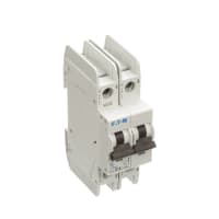 Interruptor, FAZ, curva de D, 2 poste, 15A, 240 VAC, terminales del tornillo