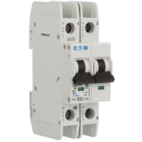 Interruptor, FAZ, curva de D, 2 poste, 32A, 240 VAC, terminales del tornillo