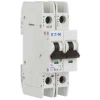Interruptor, FAZ, curva de B, 2 poste, 1.5A, 240 VAC, terminales del anillo