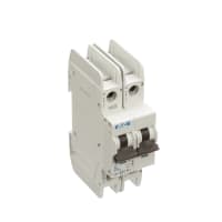 Interruptor, FAZ, curva de C, 2 poste, 2A, 240 VAC, terminales del anillo
