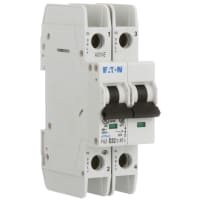 Interruptor, FAZ, curva de D, 2 poste, 32A, 240 VAC, terminales del anillo