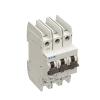 Interruptor, FAZ, curva de B, 3 poste, 25A, 240 VAC, terminales del tornillo