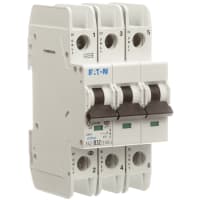 Interruptor, FAZ, curva de B, 3 poste, 32A, 240 VAC, terminales del tornillo