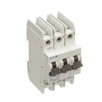 Interruptor, FAZ, curva de D, 3 poste, 1.5A, 240 VAC, terminales del tornillo