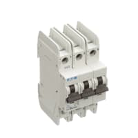 Interruptores miniatura, curva de D, 3 poste, 5A, 240 VAC, tornillos, serie de FAZ-NA