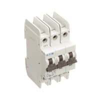 Disyuntor, FAZ, curva de C, 3 poste, 3A, 240 VAC, terminales del anillo