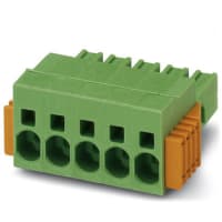 PCB Plug Push-En 7.62m m 8AWG 1000V 41A 6 Position Combicon Power Series