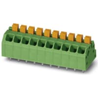 Terminal del PWB Empujar-En serie del control de Combicon de la posición 6 de 3.5m m 16AWG 160V 16A