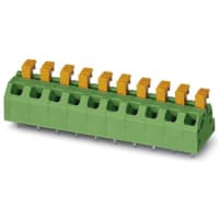 Terminal del PWB Empujar-En serie del control de Combicon de la posición 6 de 5m m 18AWG 320V 13.5A
