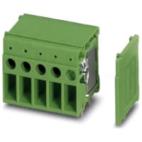 Serie de energía terminal de Combicon de la posición del tornillo 6.35m m 10AWG 320V 32A 1 del PWB