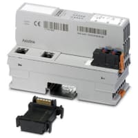 Módulo de la extensión del PLC, acoplador del autobús, EtherCAT, 2 RJ45, 24 VDC, serie de Axioline F