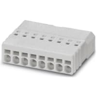 El PWB tapa Empujar-En la serie compacta de Combicon de la posición 8 de 2.5m m 20AWG 160V 6A