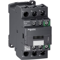 No-Invertir el contactor, 100-250V, 38A, 3P, serie de TeSys Deca