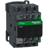 No-Invertir el contactor, 24-60V, 18A, 3P, serie de TeSys Deca