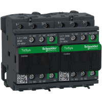 Invertir el contactor, 24-60V, 9A, 3P, serie de TeSys Deca