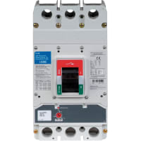 Interruptor moldeado del caso, 3 poste, 400A, electrónico, marco del LG, serie de G