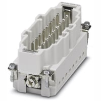 Conectador; Resistente; Relleno del contacto; 16P; M; 26-16AWG; 14A/600V; Hermane Empujar-En