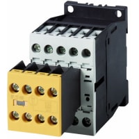 Contactores, bobina de seguridad 24V, relais, 4NO-4NC, carril del estruendo, serie de XT